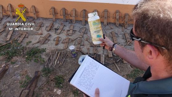 Operación  ANTITOX VI, contra el envenenamiento de aves. Las investigaciones son realizadas por el SEPRONA de la Guardia Civil, tras el hallazgo...