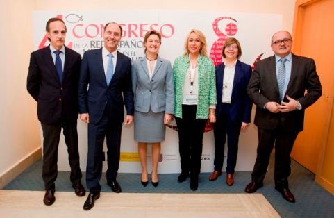 De izq. a dcha. Samuel Ruíz Fuertes, Delegado del Gobierno en Cantabria; Ignacio Diego Palacios, Presidente de Cantabria; Isabel García Tejerina,...