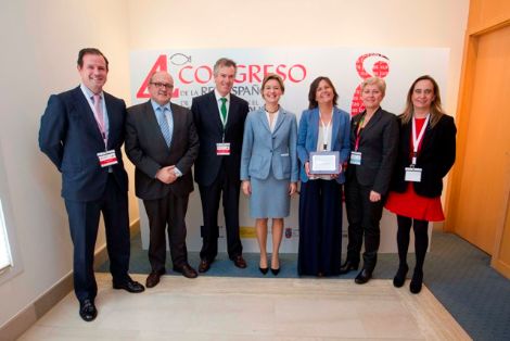De izq. a dcha. Javier Garat Pérez, Secretario General de CEPESCA; Andrés Hermida Trastoy, Secretario General de Pesca; José Ramón Muriel Moreno...