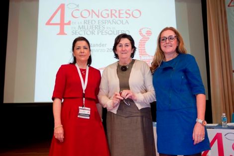 Ponentes de la Mesa Redonda: "Seguridad Social de los Trabajadores del Mar". De izq. a dcha. Mª Teresa Incera, experta en RRHH del...