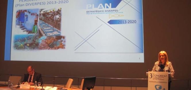 Presentación del Plan Estratégico de Diversificación Pesquera y Acuícola (Diverpes) a cargo de Aurora de Blas, Subdirectora General de Economía...