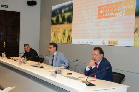 En la presentación del Informe socioeconómico del sector de la cerveza 2022
