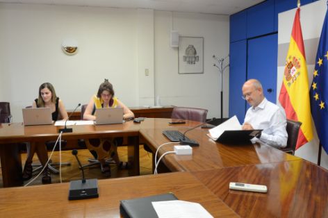 Hoy, en la reunión plenaria celebrada en la sede del ministerio