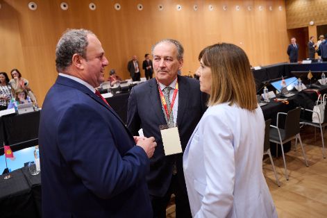 Hoy, en Pamplona, en la Conferencia Sectorial monográfica 