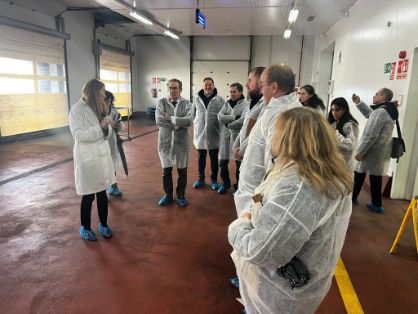 En una jornada de trabajo en el Puesto de Control Fronterizo del puerto de Algeciras  