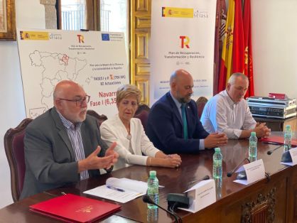 CON LA COMUNIDAD DE REGANTES VIANA I DENTRO DEL PRTR FASE I 