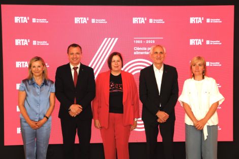 Hoy, en el XL aniversario del IRTA, en Barcelona 