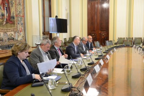 Hoy, en la sede de Ministerio 