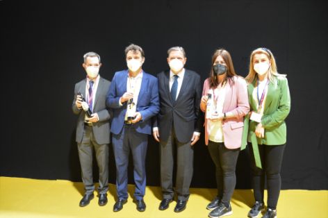 DURANTE SU VISITA A LA FERIA “MADRID FUSIÓN-ALIMENTOS DE ESPAÑA 