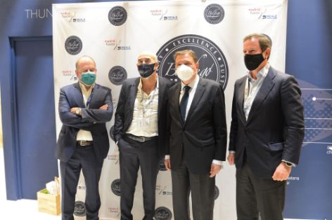 DURANTE SU VISITA A LA FERIA “MADRID FUSIÓN-ALIMENTOS DE ESPAÑA 