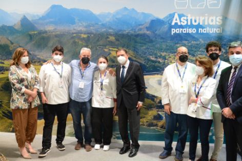 DURANTE SU VISITA A LA FERIA “MADRID FUSIÓN-ALIMENTOS DE ESPAÑA 