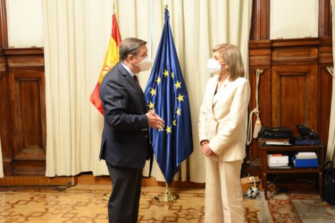 Hoy, en una reunión en Madrid