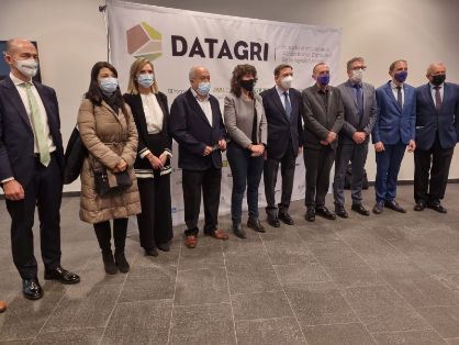Hoy, en la inauguración de Datagri 2021, en Lleida 