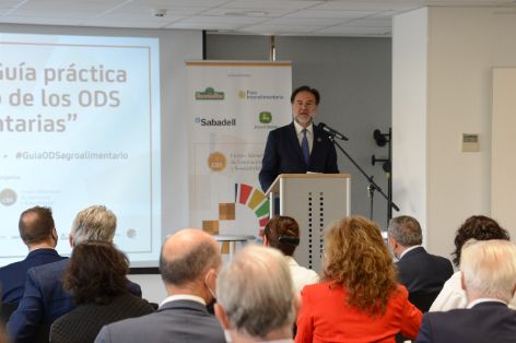 EN LA PRESENTACIÓN DE LA “GUÍA PRÁCTICA PARA EL CUMPLIMIENTO DE LOS ODS EN PYMES AGROALIMENTARIAS”