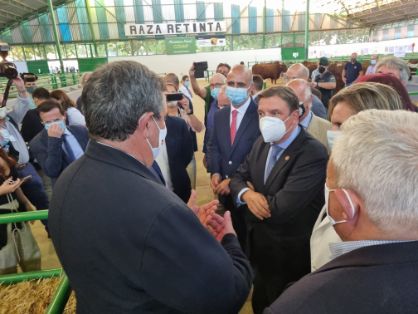 Hoy en la inauguración de la Feria Internacional Ganadera de Zafra 