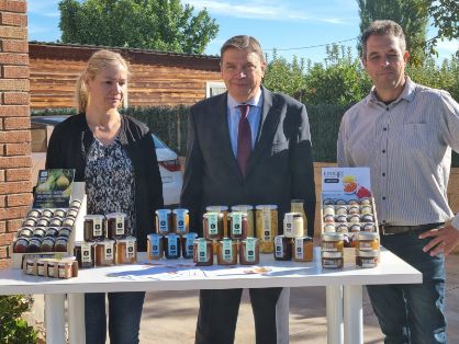Hoy, durante su visita a Lleida  