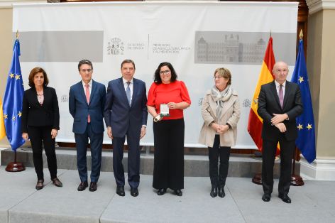 ESTA MAÑANA, EN LA SEDE DEL MINISTERIO  