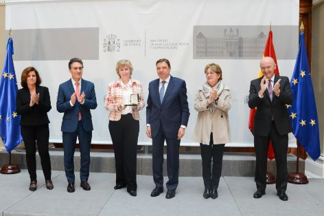 ESTA MAÑANA, EN LA SEDE DEL MINISTERIO  