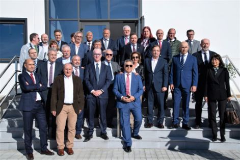 HOY, EN LA INAUGURACIÓN DEL COMPLEJO DEL IBÉRICO DE EXTREMADURA, EN ZAFRA (BADAJOZ)