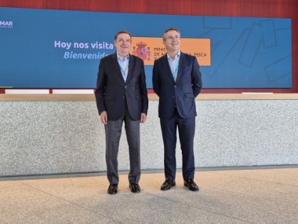  Hoy, en una visita al centro financiero de Cajamar, en Almería, en el marco del 50 aniversario del centro tecnológico Las Palmerillas