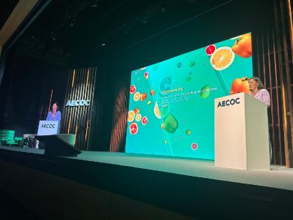 Hoy, en Valencia, en el XXVII Congreso de frutas y hortalizas de AECOC